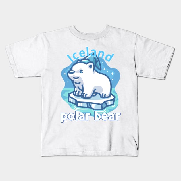 polar bear Kids T-Shirt by zzzozzo